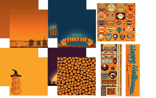 Reminisce Halloween Party Scrapbook Collection Kit