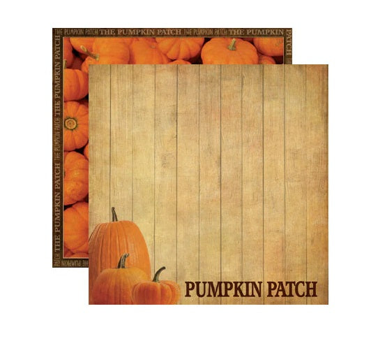 Pumpkin Patch Scrapbook Paper