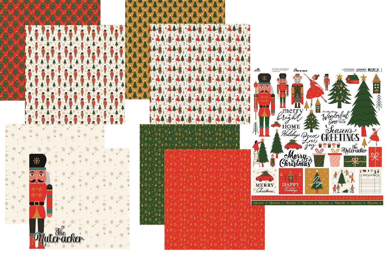 Reminisce The Nutcracker Papers and Stickers Set