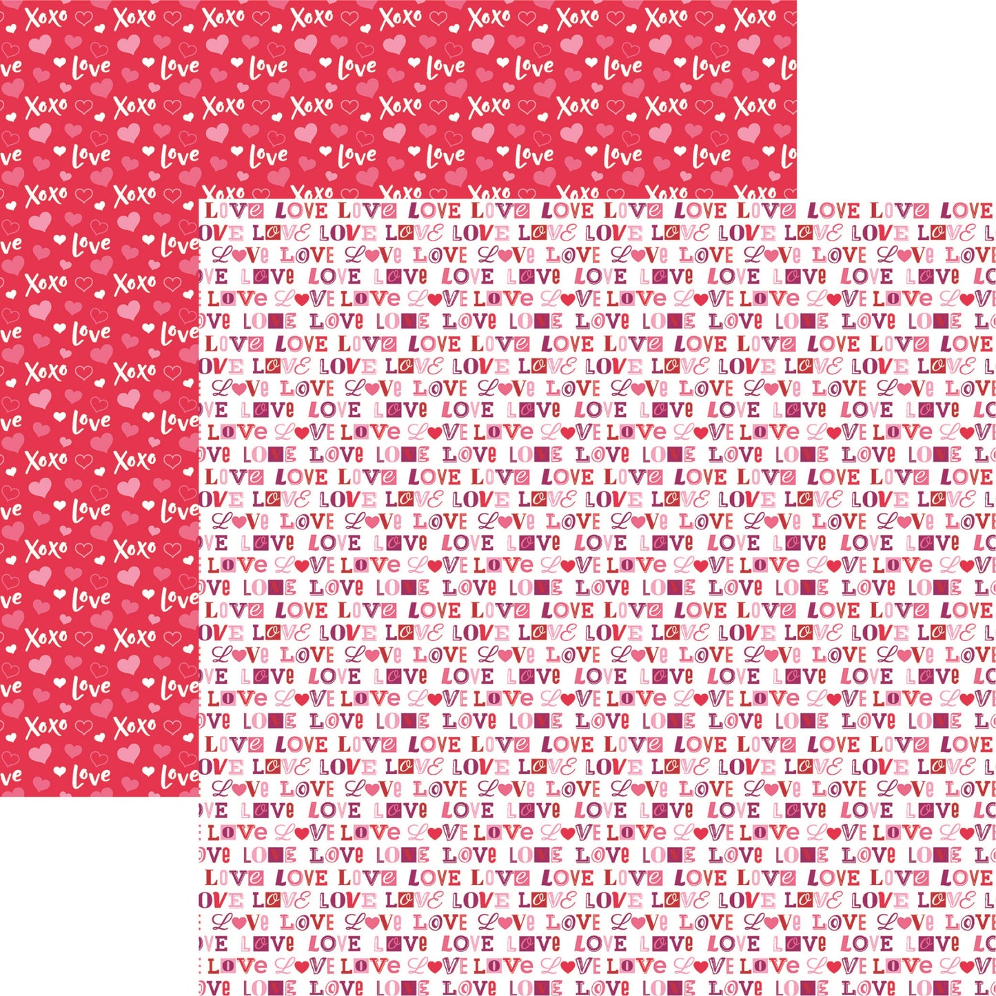 True Love - True Love Valentine 12x12 Scrapbook Paper