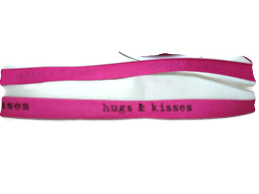 Hugs and Kisses Grosgrain Ribbon