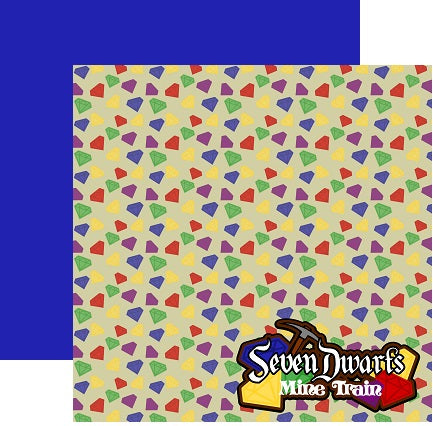 Seven Dwarfs Mine Coaster Scrapbook Paper