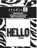 Hello Friend Clear Stamp Set