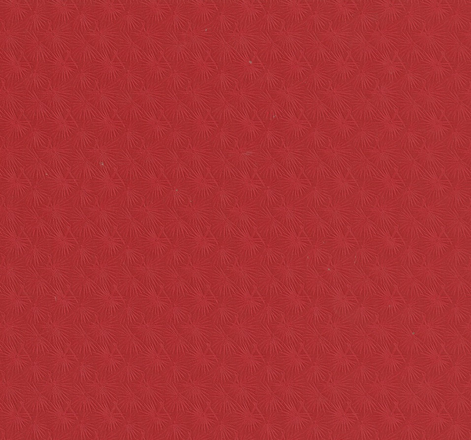 Embossed Translucent 12x12 Red Starburst Paper - 5 Sheets