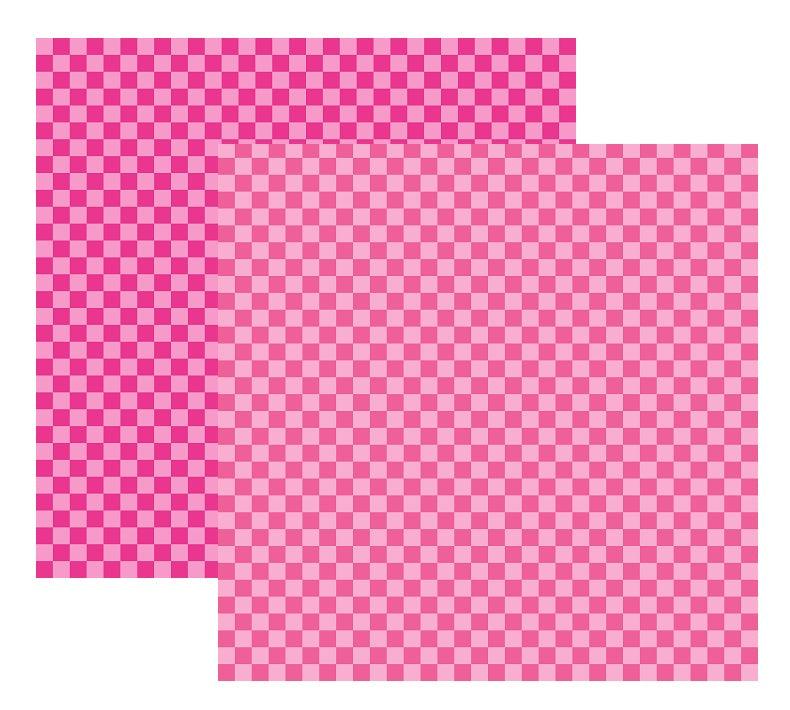 Tinted Pink Plaid Check Scrapbook Paper