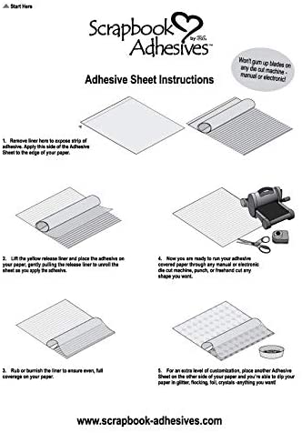 Adhesive Sheets, 4-Inch x 6-Inch, 10-Pack