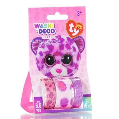 Beanie Boo Pink Leopard Print Washi Tape