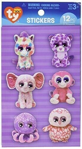 Beanie Boo Girl Wiggle Stickers