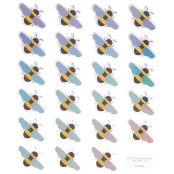 Holographic Bee Stickers