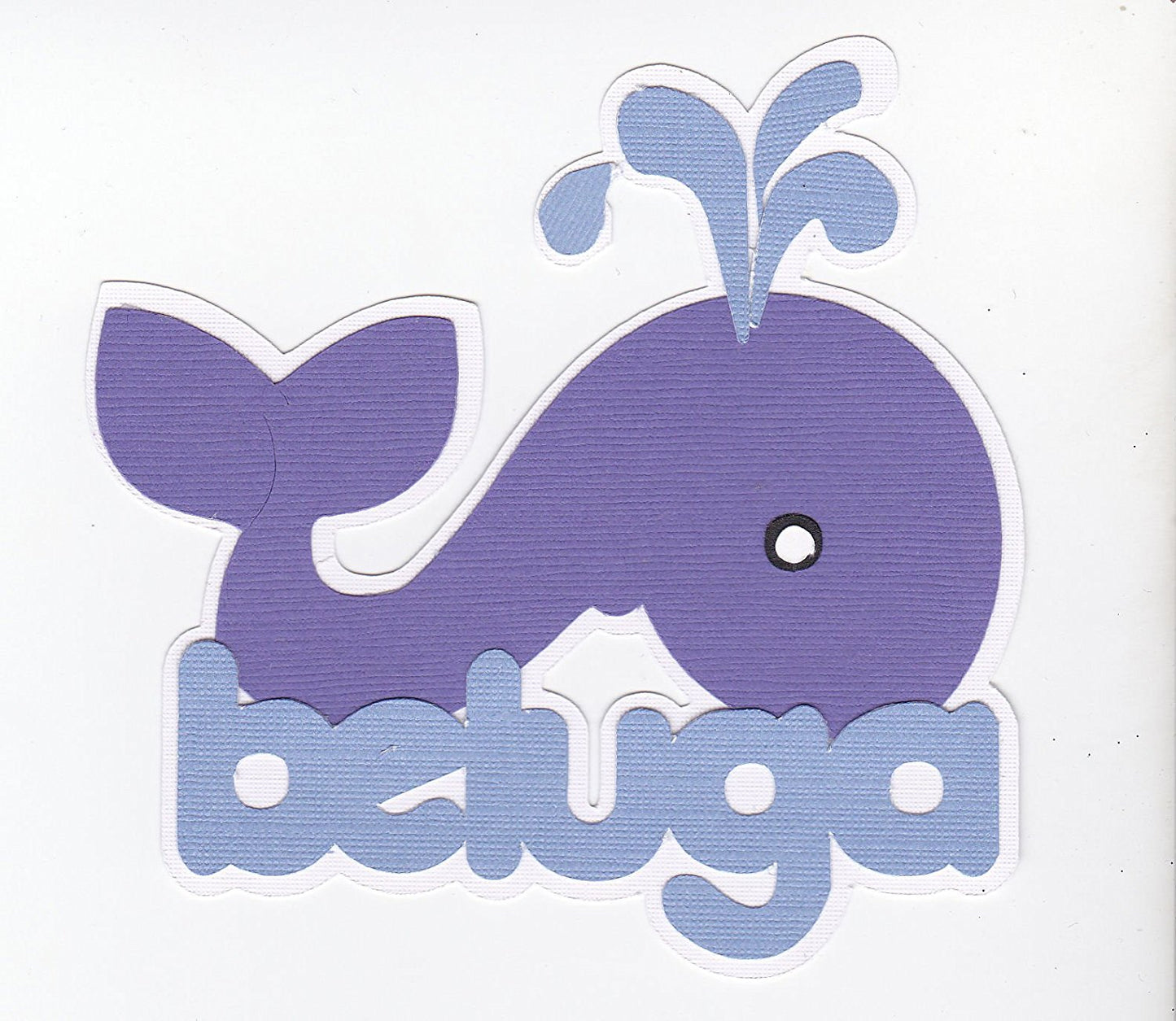 Beluga Whale Paper Piecing