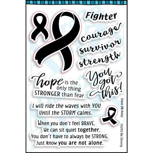 Be Strong Cancer Stamp Set