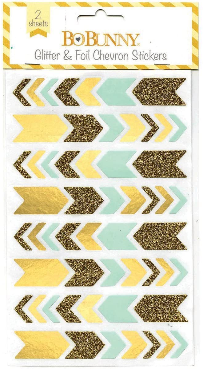 Bo Bunny Essentials Chevron Stickers