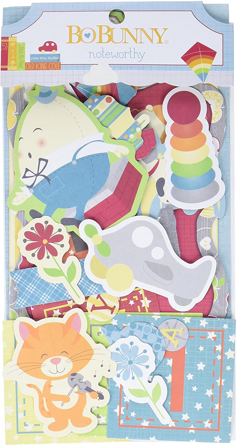 Bo Bunny toy Box Noteworthy Die Cuts