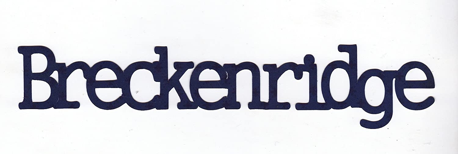 Breckenridge Die Cut Title