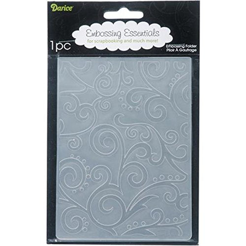 Darice Scrolls Background Embossing Folder