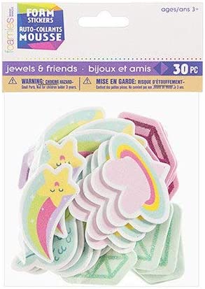 Jewel Friends Foamies Stickers