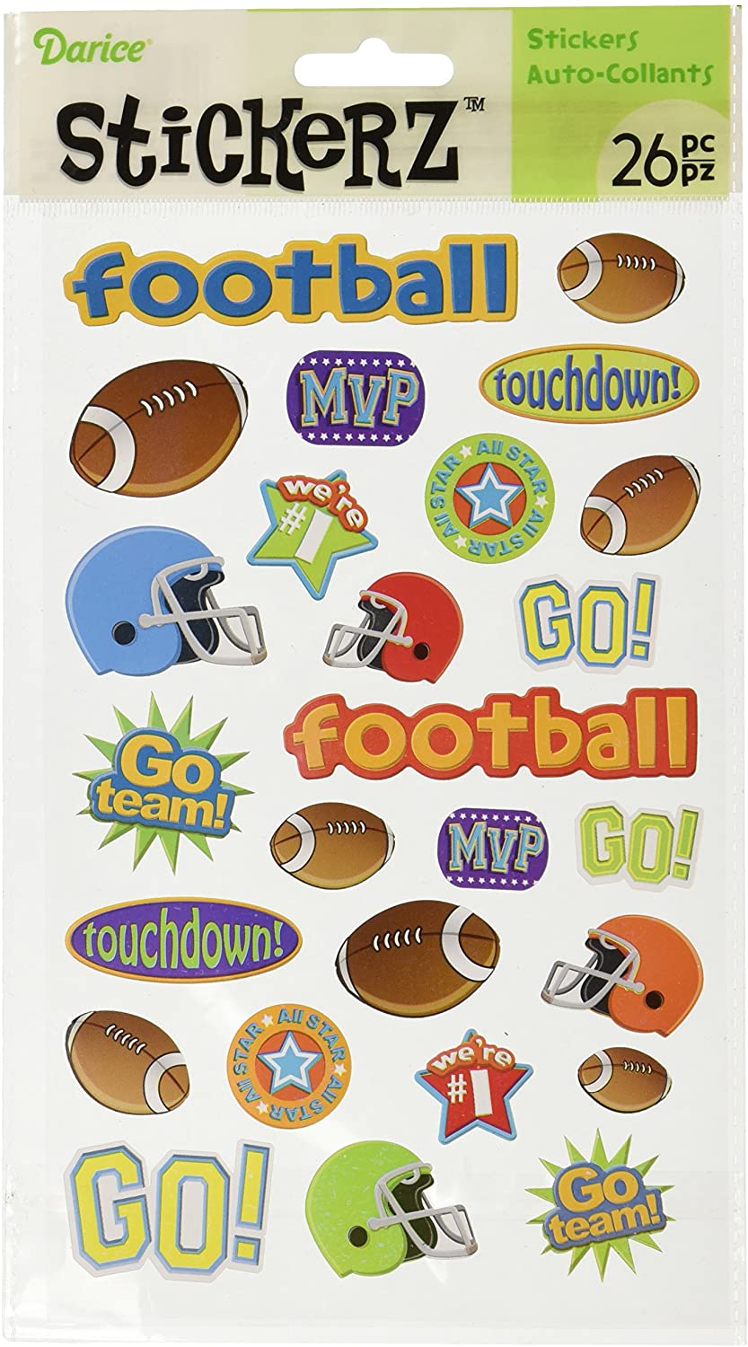 Football Stickers by Darice Stickerz