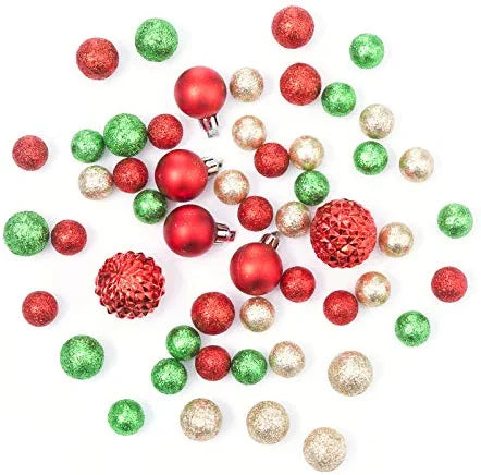 Green/Red/Champagne, Floral Filler Balls