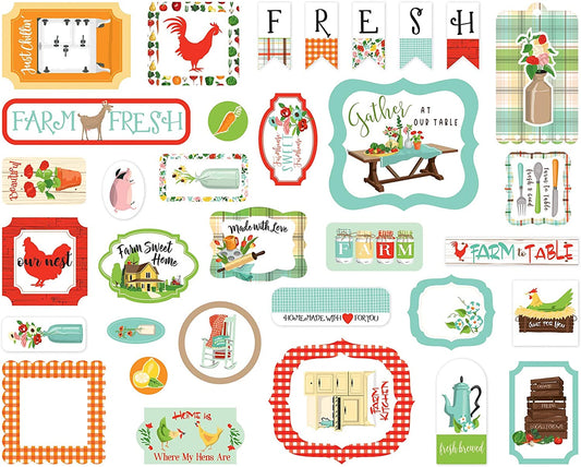 Farm to Table Ephemera Die Cuts