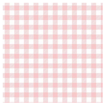 Pink Watermelon Fresca Plaid Scrapbook Paper