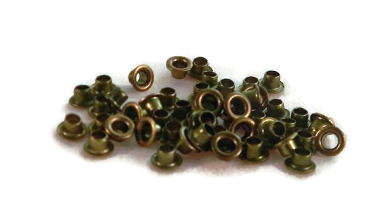 Round Olive Green Eyelets