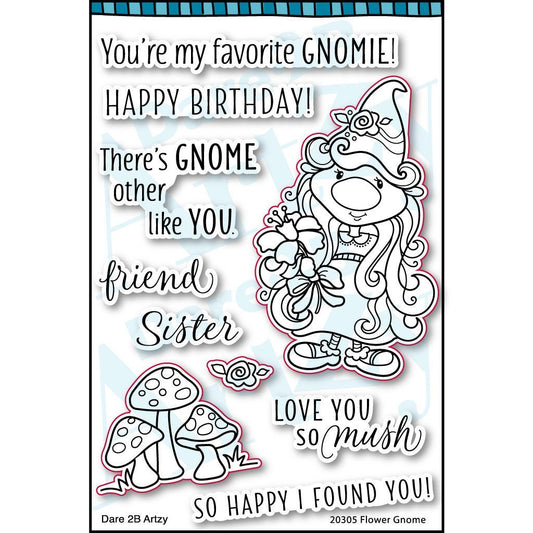 Flower Gnomes Stamp Set