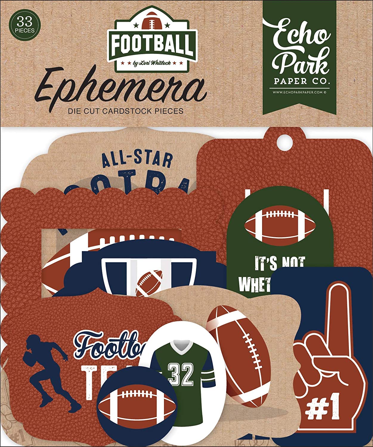 Football Ephemera Die Cut Set