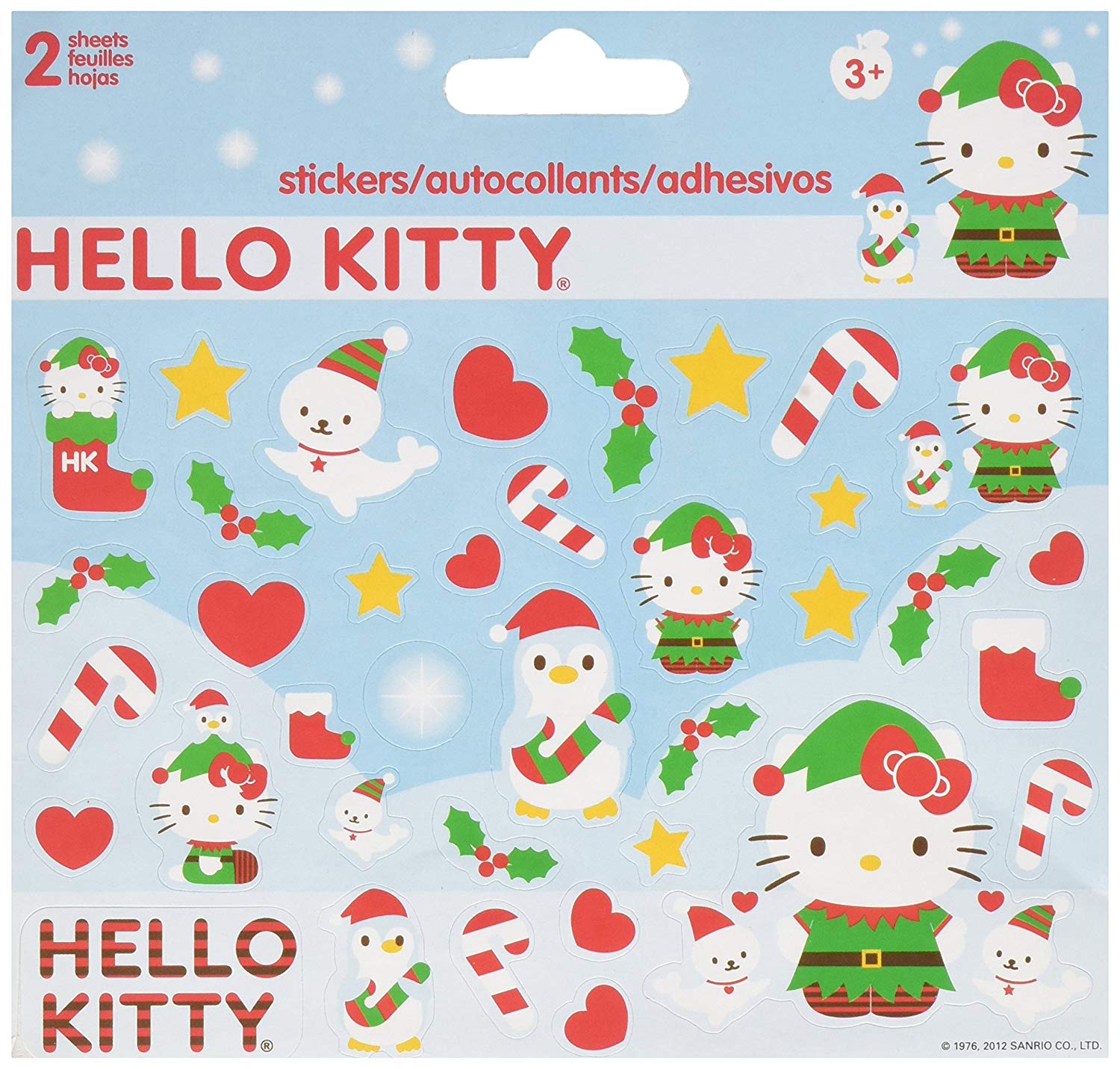 Christmas Hello Kitty Stickers