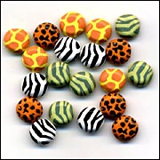 Jazzy Brads Zoo Assortment (20 brads)