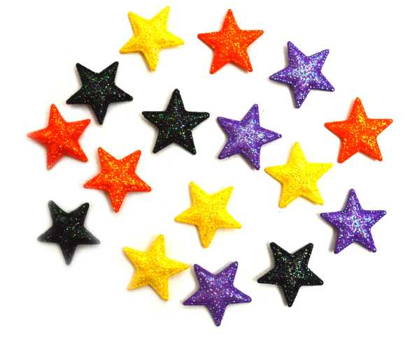 Spooky Stars Halloween Buttons