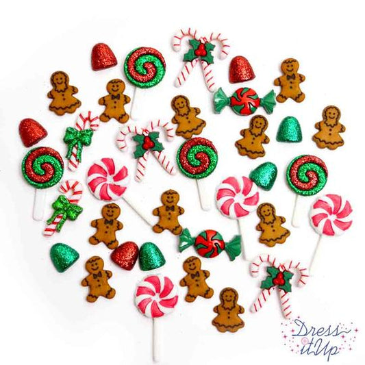 Sweet Treats Christmas Buttons Bundle