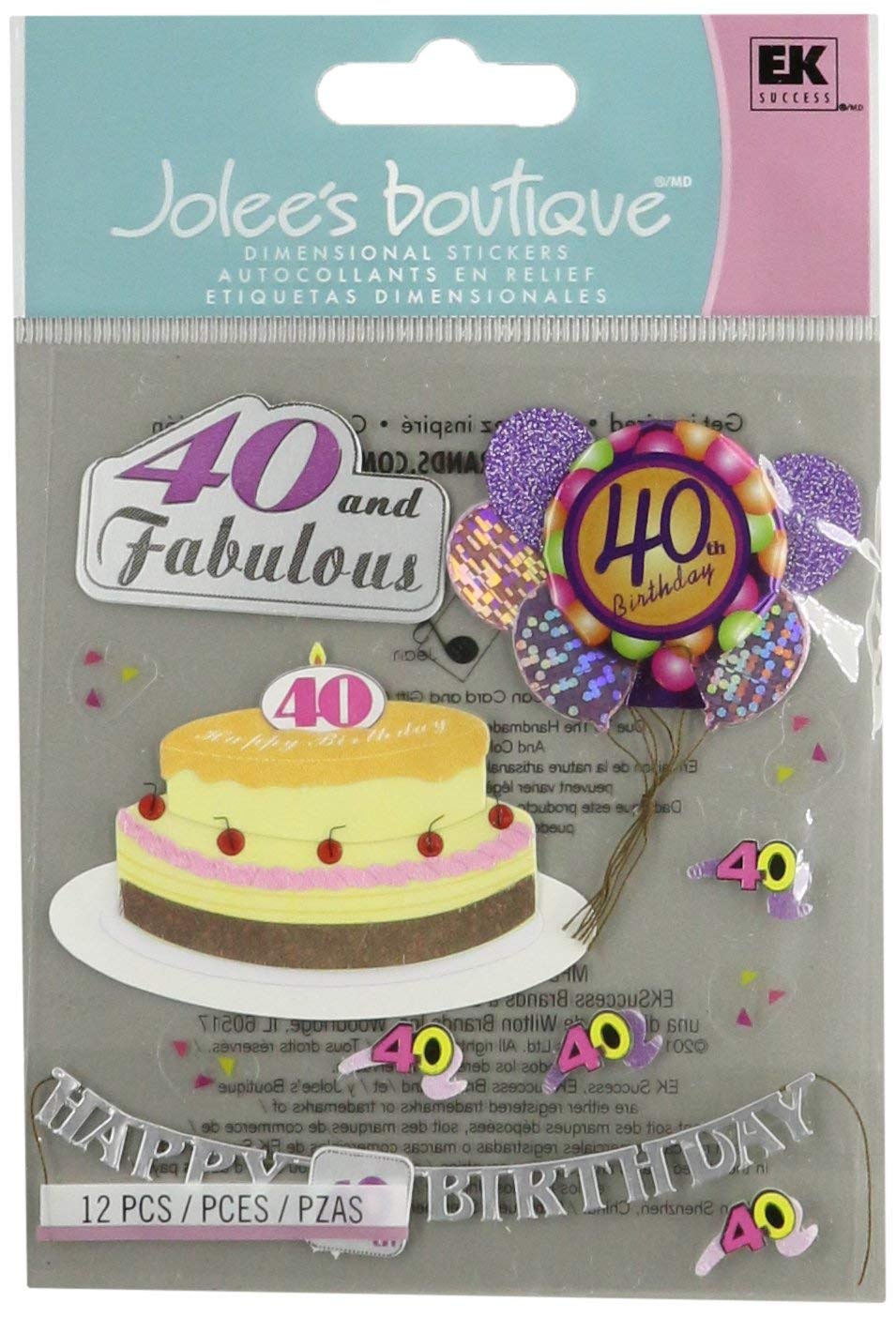 Joleees 40th Birthday Stickers