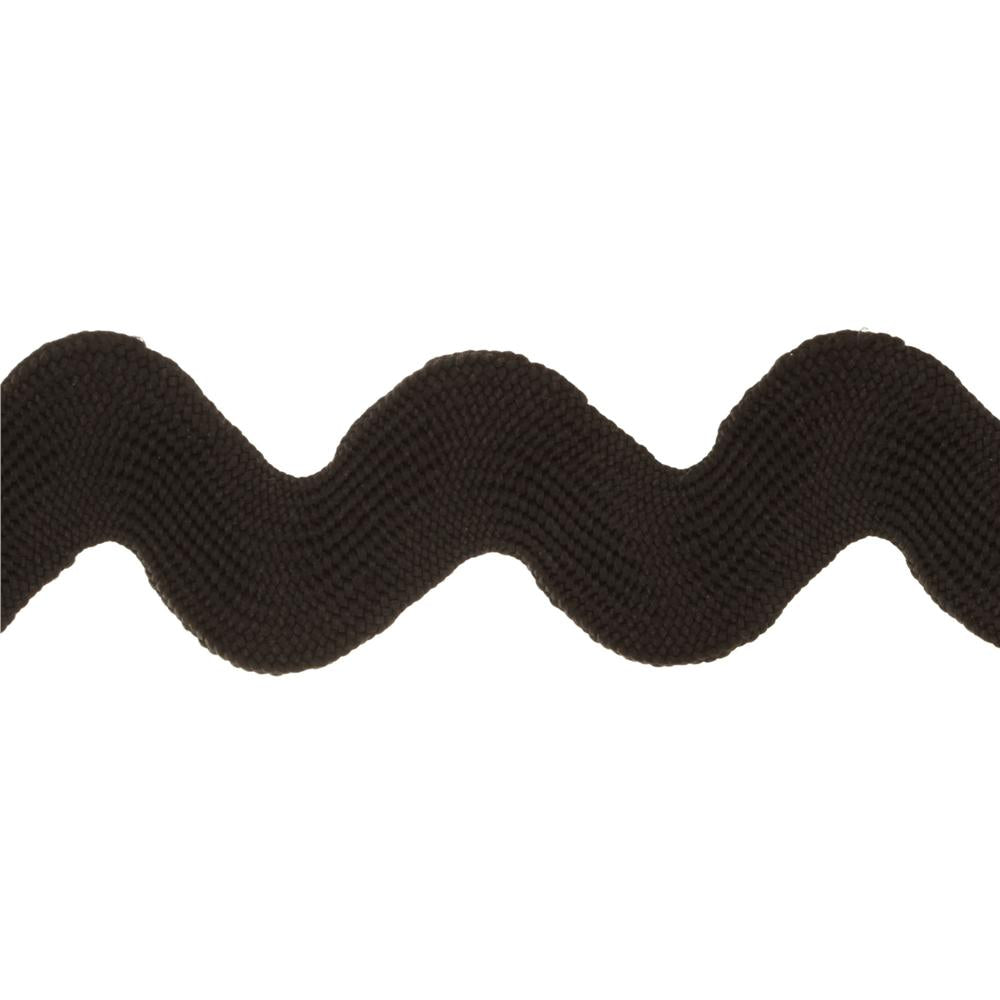 Black Jumbo Ric Rac Ribbon