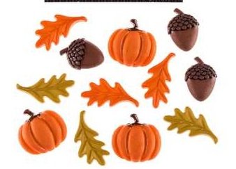 Fall Autumn Flatback Embellishments