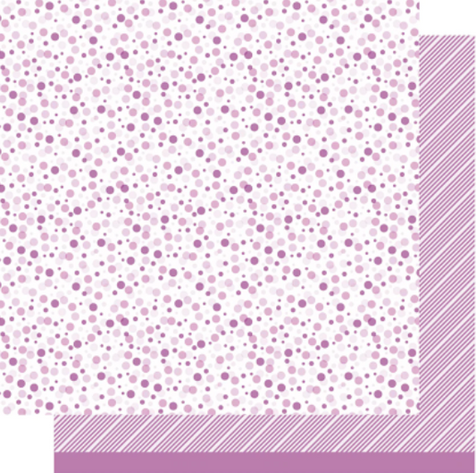 Lawn Fawn Grape Fizz - All the Dots Paper