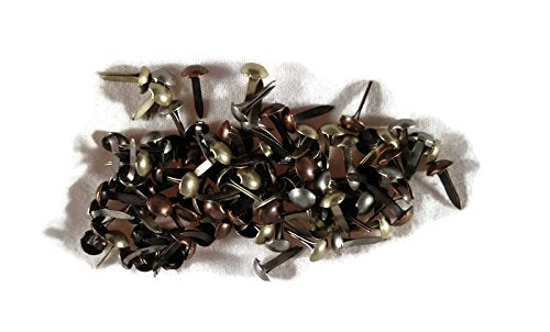 Antique Metallics Mini Round Brads Paper Fasteners