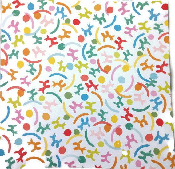 Balloon Animals Scrapbook Paper