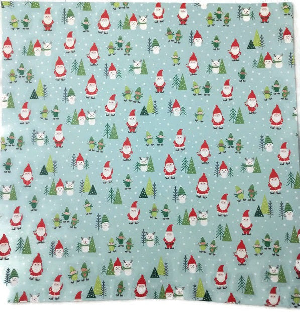 Christmas Gnome Scrapbook Paper