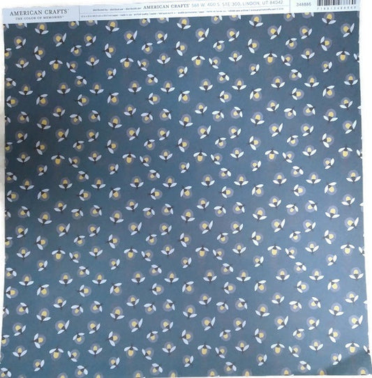 Lightning Bugs Fireflies Scrapbook Paper