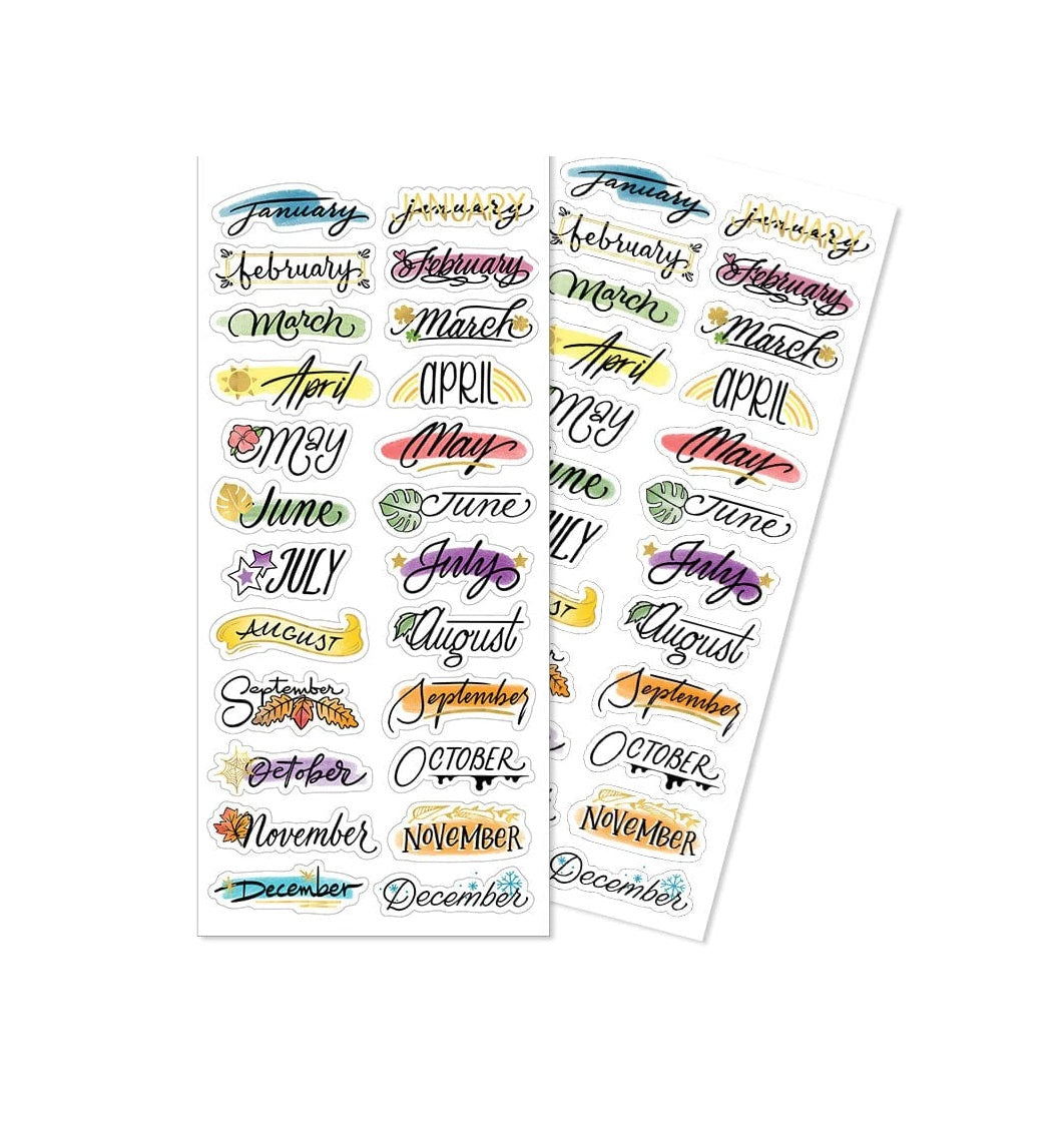 Monthly Planner Stickers