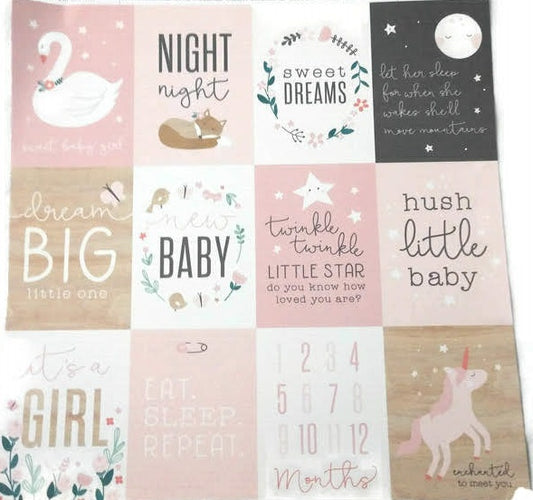 Sweet Baby Girl Scrapbook Paper