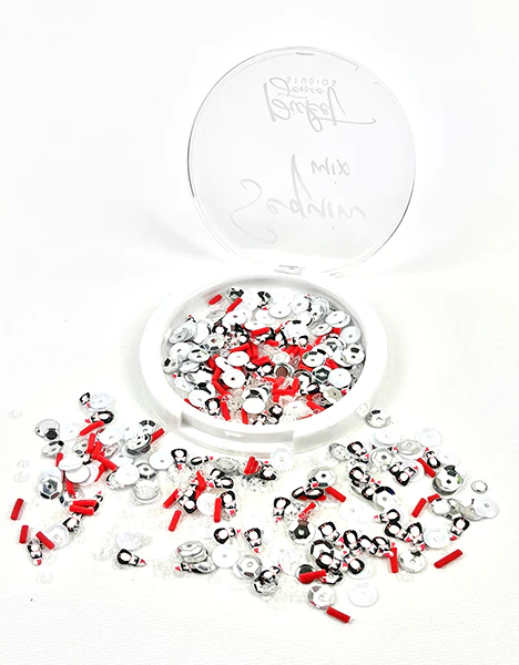 Christmas Penguins Sequins Mix Set