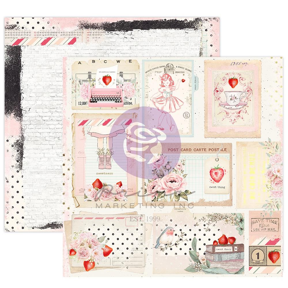 Strawberry milkshake Dulce Paper by Prima