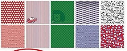 Baseball Scrapbook Paper Set by Reminisce