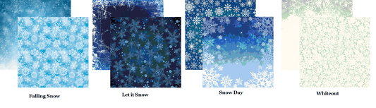 Snowflake Ridge Scrapbook Papers Set by Reminisce