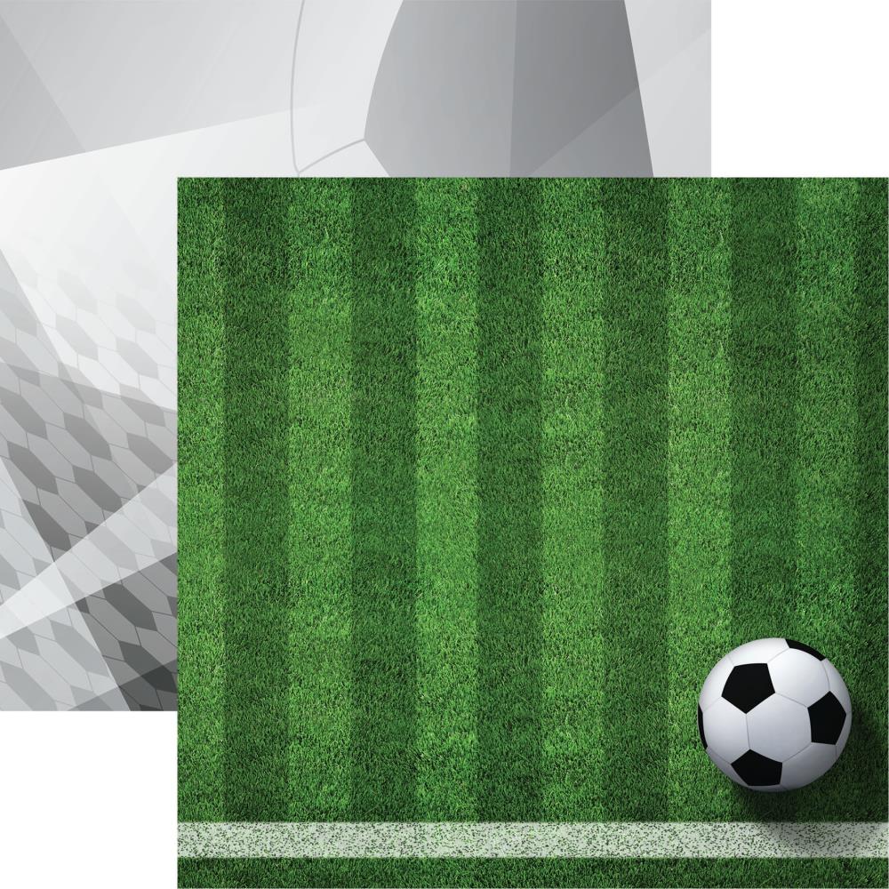 Soccer Game Day 12x12 Double Sided Papers and Stickers Set