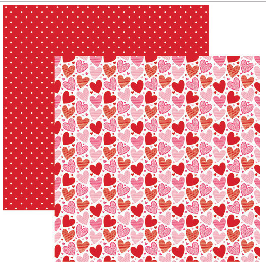 Reminisce Heart and Soul Scrapbook Paper