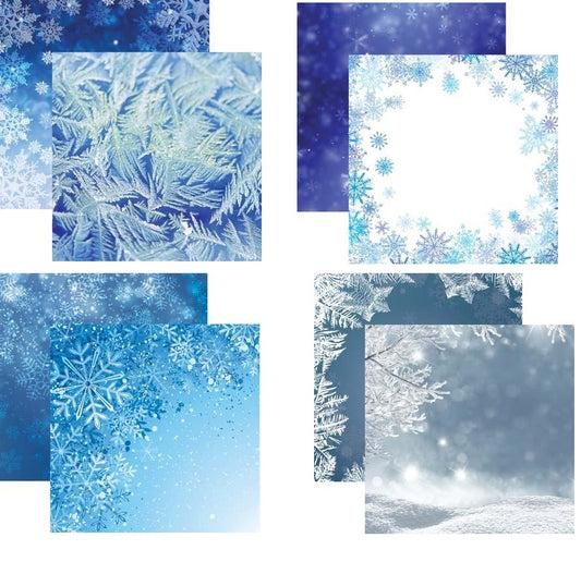 Reminisce Jack Frost Scrapbook Paper Set