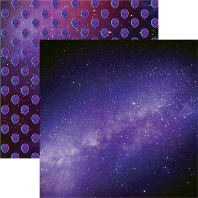 Out of This World 12X12 Scrapbook Papers & Stickers Set by Reminisce