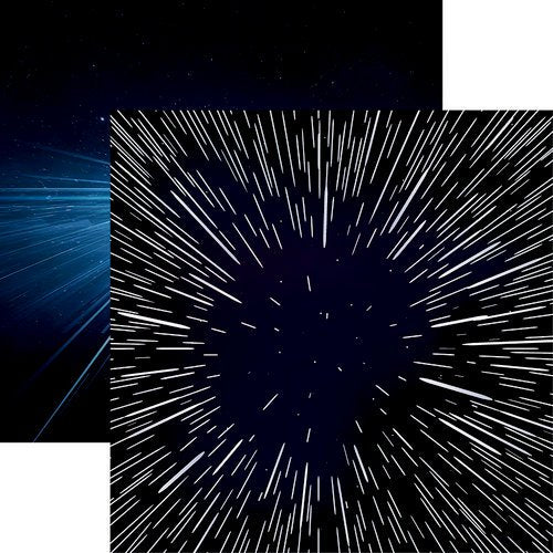 Warp Speed - Space Wars Scrapbook Paper by Reminisce